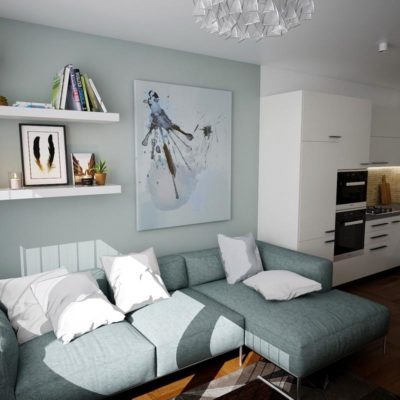 Interiér 2-izbový byt Panské pole Vráble