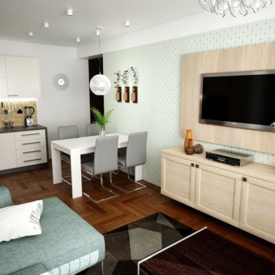 Interiér 2-izbový byt Panské pole Vráble