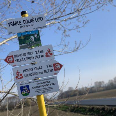 Cyklotrasy Vráble a okolie