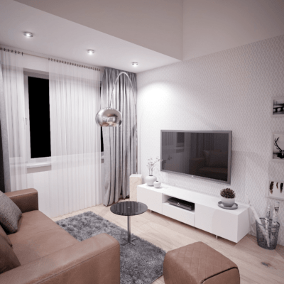 Interiér 1-izbový byt MEZONET Panské pole Vráble