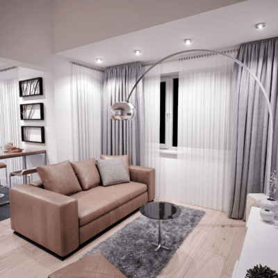 Interiér 1-izbový byt MEZONET Panské pole Vráble