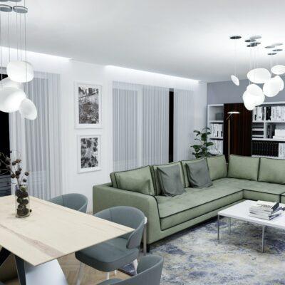 Interiér 4-izbový byt s terasou Panské Pole Vráble