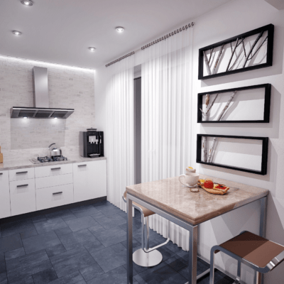 Interiér 1-izbový byt MEZONET Panské pole Vráble