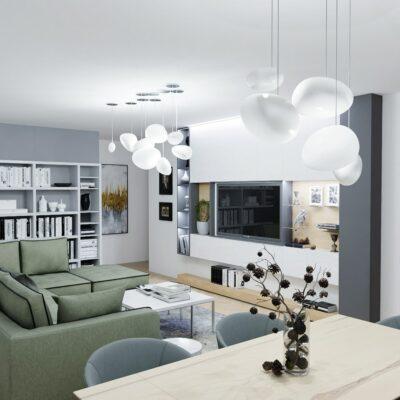 Interiér 4-izbový byt s terasou Panské Pole Vráble