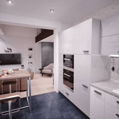 Interiér 1-izbový byt MEZONET Panské pole Vráble