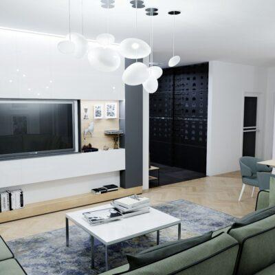 Interiér 4-izbový byt s terasou Panské Pole Vráble