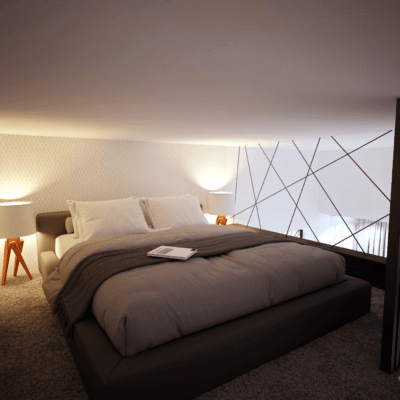 Interiér 1-izbový byt MEZONET Panské pole Vráble