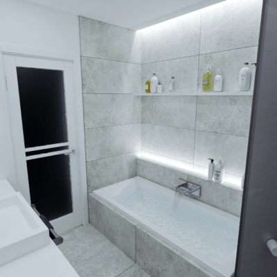 Interiér 1-izbový byt MEZONET Panské pole Vráble