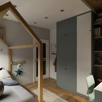 Interiér 4-izbový byt s terasou Panské Pole Vráble